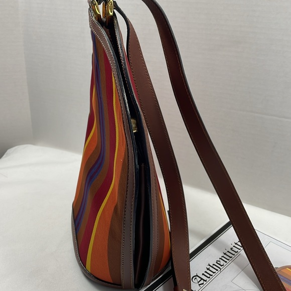 Authentic Celine canvas and leather Crossbody bag with COA - Picture 4 of 14